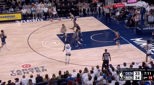  爱德华兹34分森林狼克掘金  